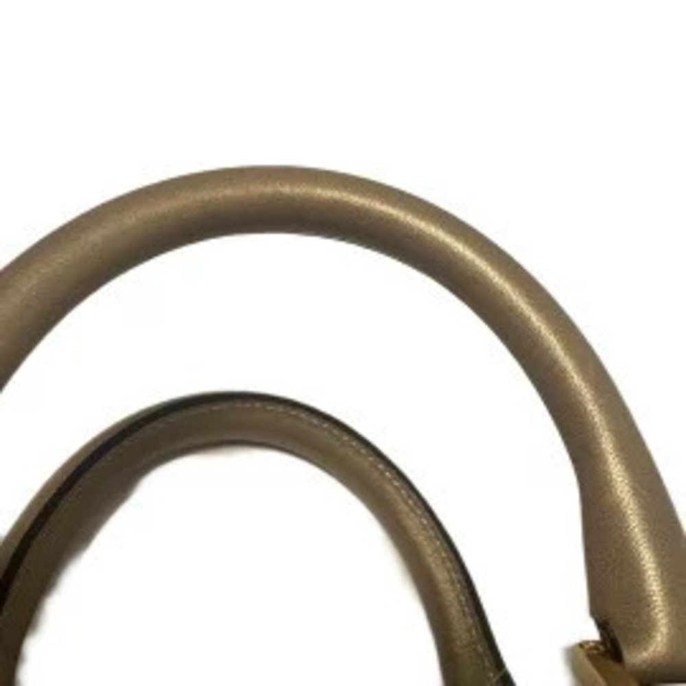 Loewe Amazona Handbag Gold Leather - Picture 5 of 5